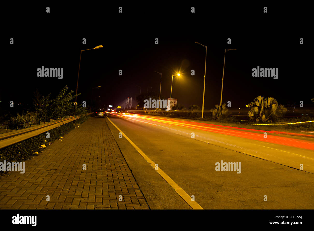 Route Autoroute personne n Banque D'Images