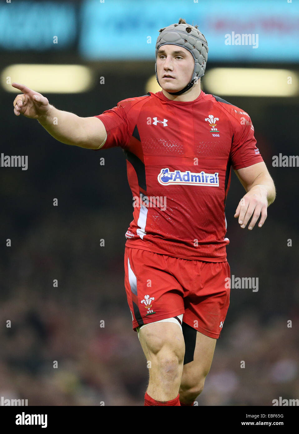 Cardiff, Royaume-Uni. 29 Nov, 2014. Jonathan Davies de galles - Internationaux de novembre - Le Pays de Galle contre l'Afrique du Sud - Millennium Stadium - Cardiff - Pays de Galles - 29 novembre 2014 - Photo Simon Bellis/Sportimage. Credit : csm/Alamy Live News Banque D'Images