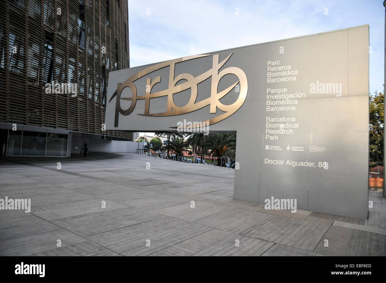 La recherche biomédicale de Barcelone park - PRBB Banque D'Images