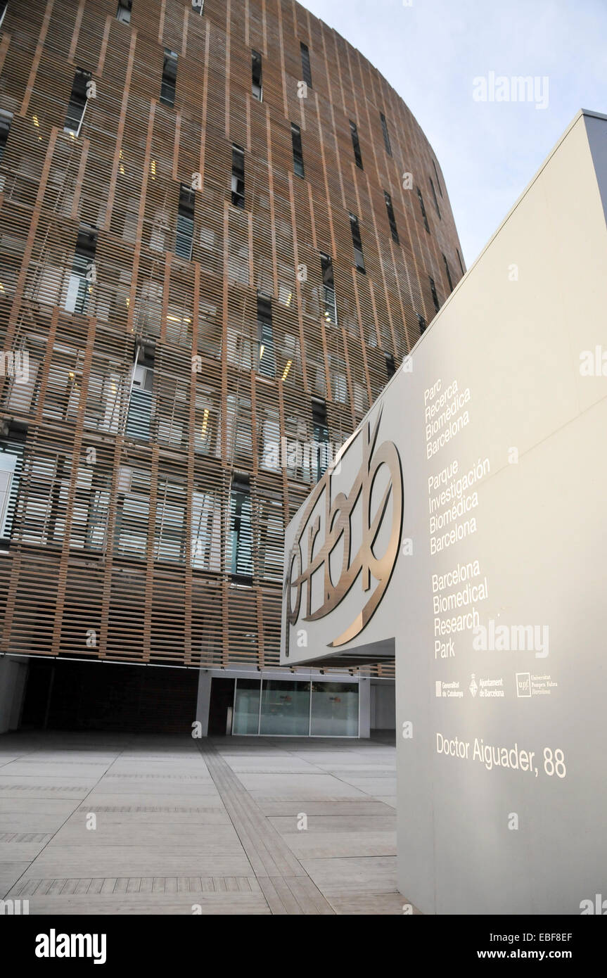 La recherche biomédicale de Barcelone park - PRBB Banque D'Images
