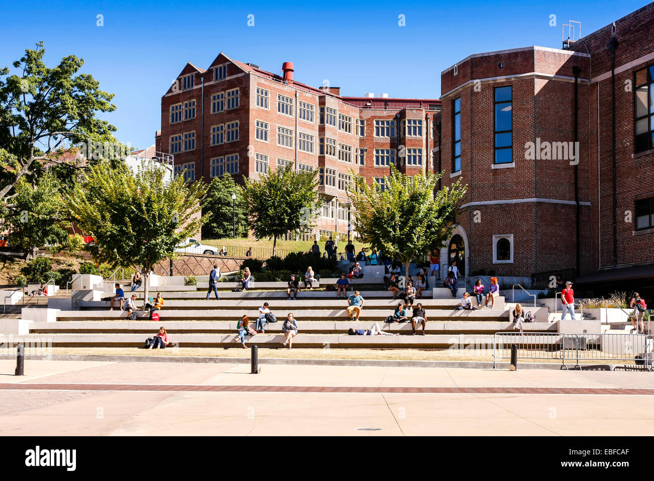 Le vieux campus bâtiments sur la colline de l'Université de l'Illinois Banque D'Images
