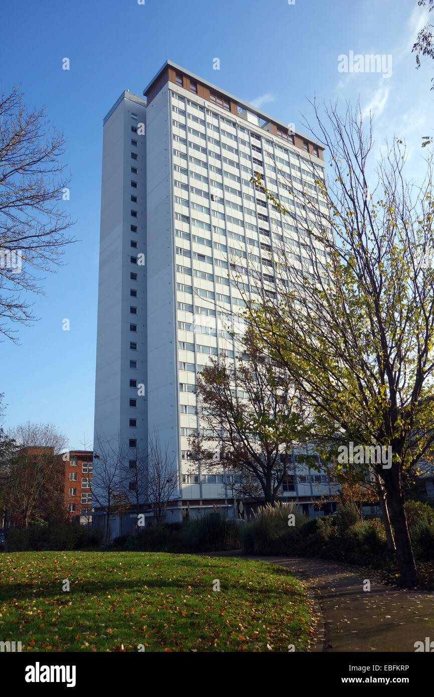 Norland park nord Londres W11 avec son choix d'architecture abordable intéressant Banque D'Images