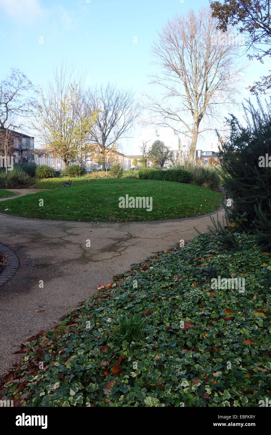 Norland park nord Londres W11 avec son choix d'architecture abordable intéressant Banque D'Images