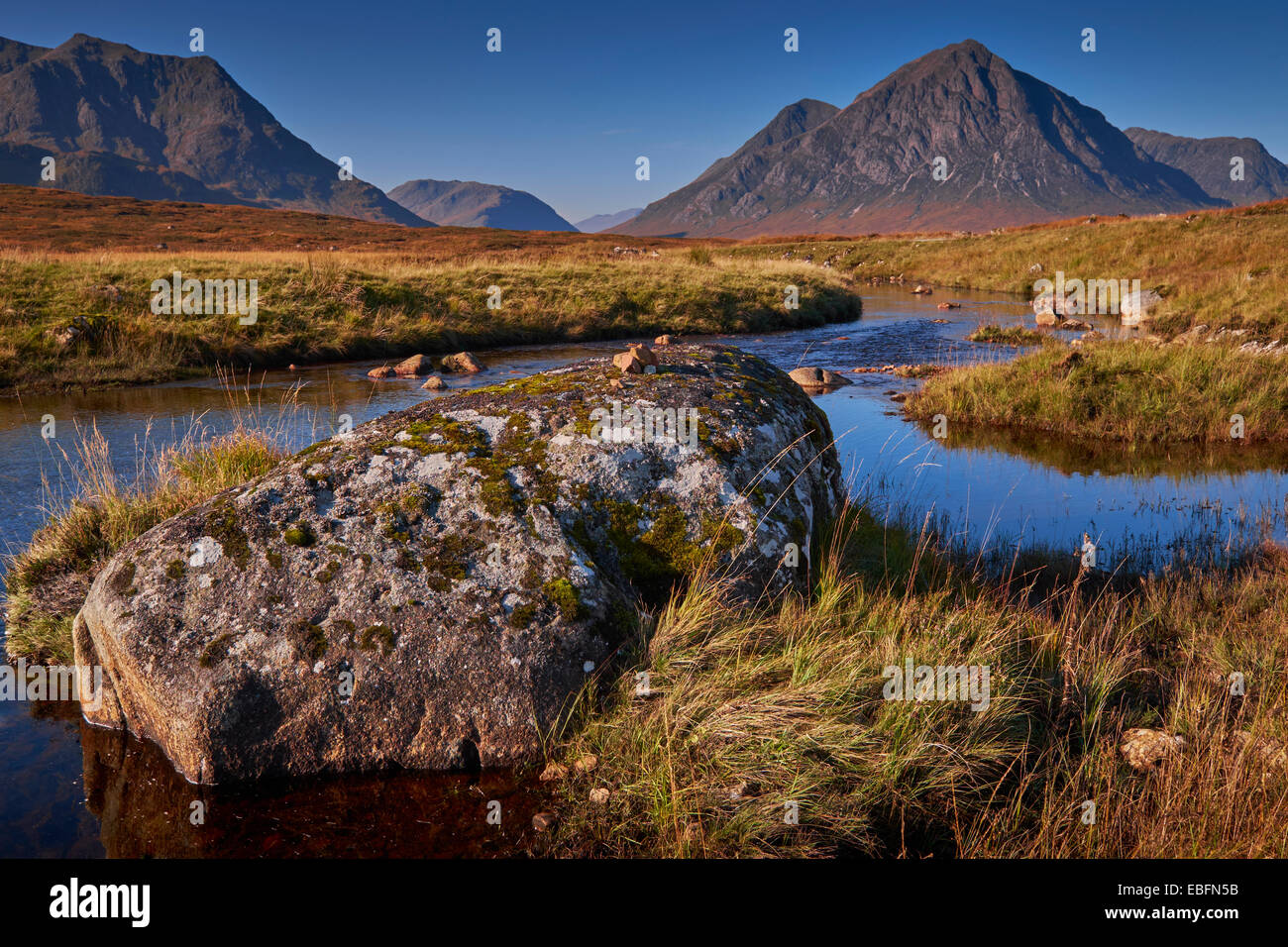 Haut de Rannoch Moor, Ecosse, Royaume-Uni Banque D'Images