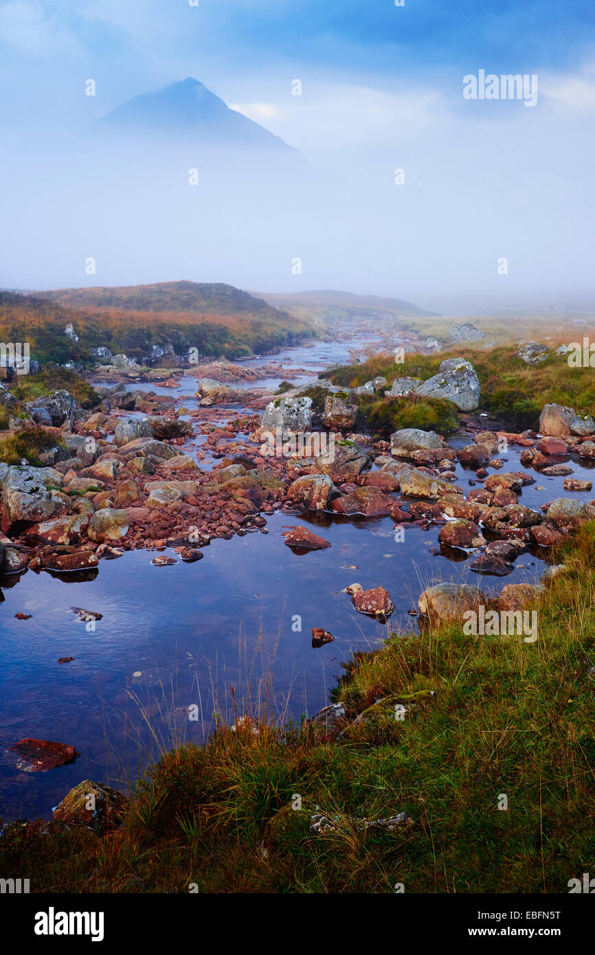 Haut de Rannoch Moor, Ecosse, Royaume-Uni Banque D'Images