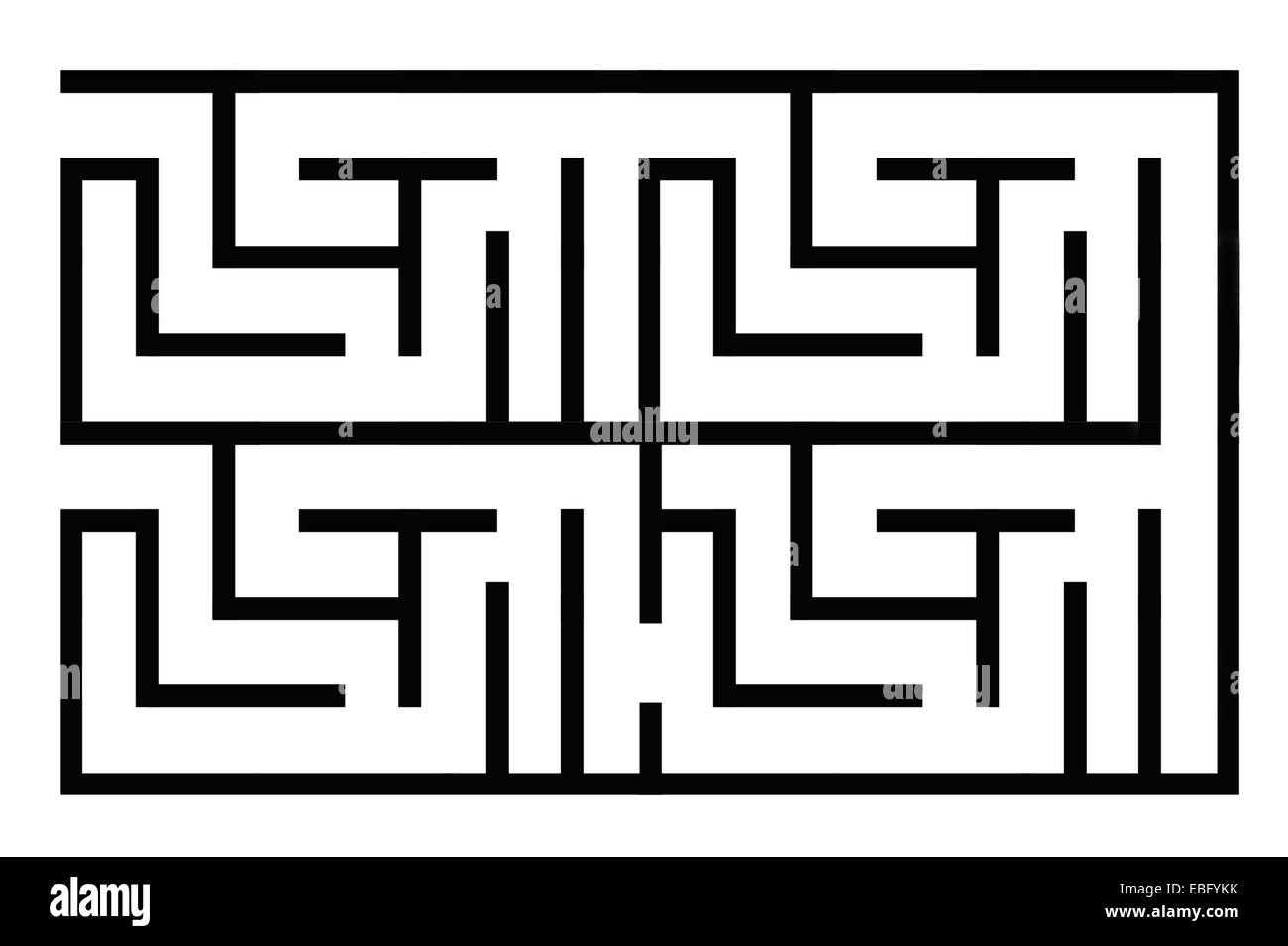 Un close up image abstraite d'un labyrinthe Banque D'Images