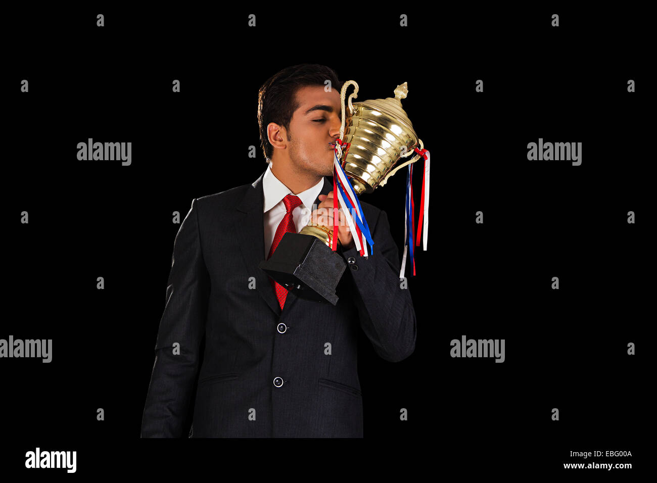 L'homme d'affaires indien Trophée de la Victoire Banque D'Images