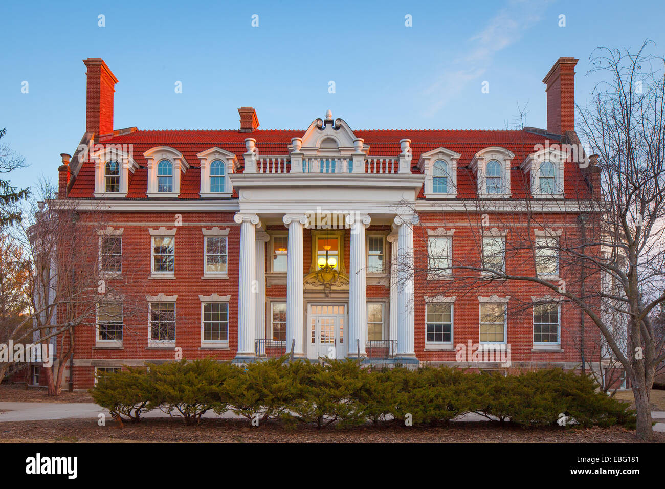 Alumni Hall, Iowa State University, Iowa. Banque D'Images