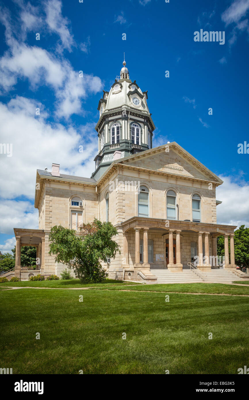 Madison County Courthouse à Winterset en Iowa. Banque D'Images