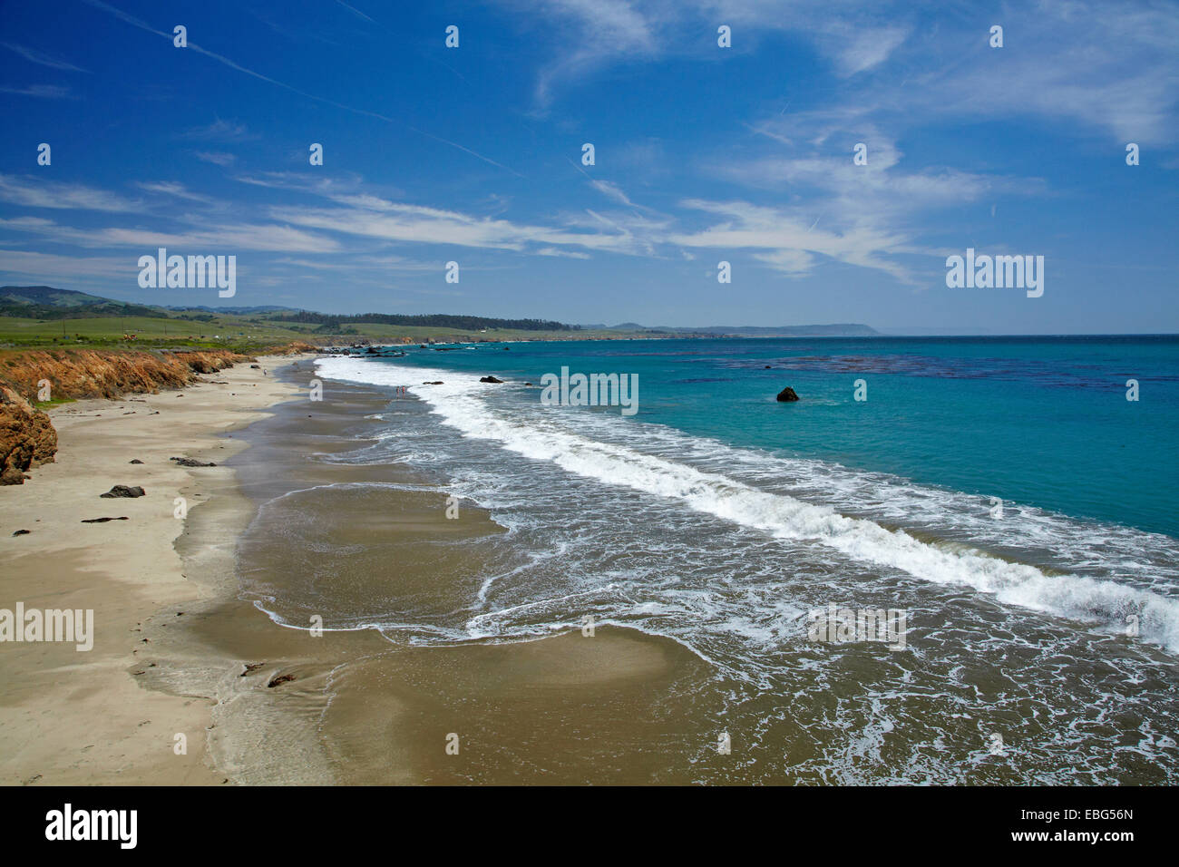 William Randolph Hearst Memorial Beach, San Simeon, Central Coast, Californie, USA Banque D'Images