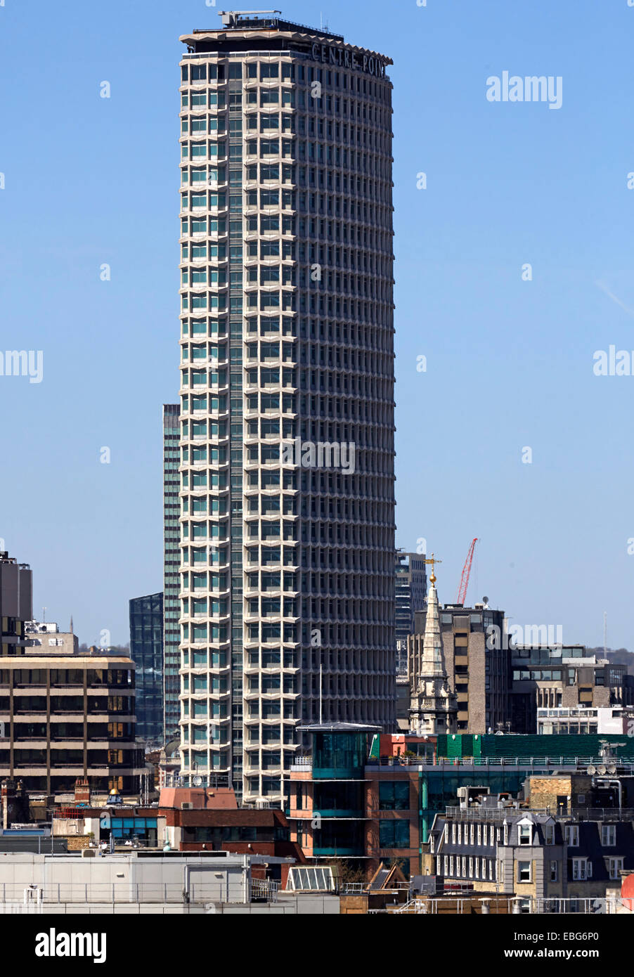 Stock d'architecture, divers, Royaume-Uni. Architecte : divers, 2000. Centre point tower conçu par Richard Seifert. Banque D'Images