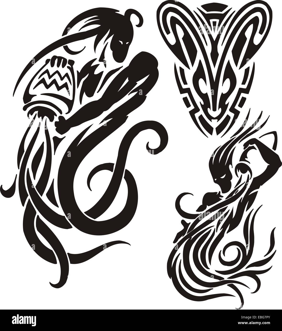 Signe Astrologique Verseau Tattoo Photo Stock Alamy