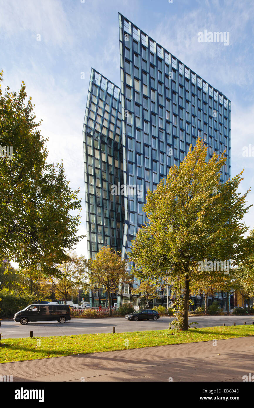 «Tuerme Tanzende', 'Dancing Towers' à la Reeperbahn, Hambourg, Hambourg, Allemagne Banque D'Images
