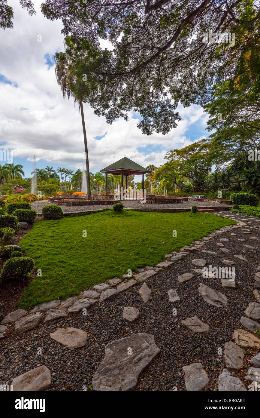 Jardin Botanico 'Dr nationale. Rafael María Mosoco', jardin botanique national, Saint-Domingue, île d'Hispaniola Banque D'Images