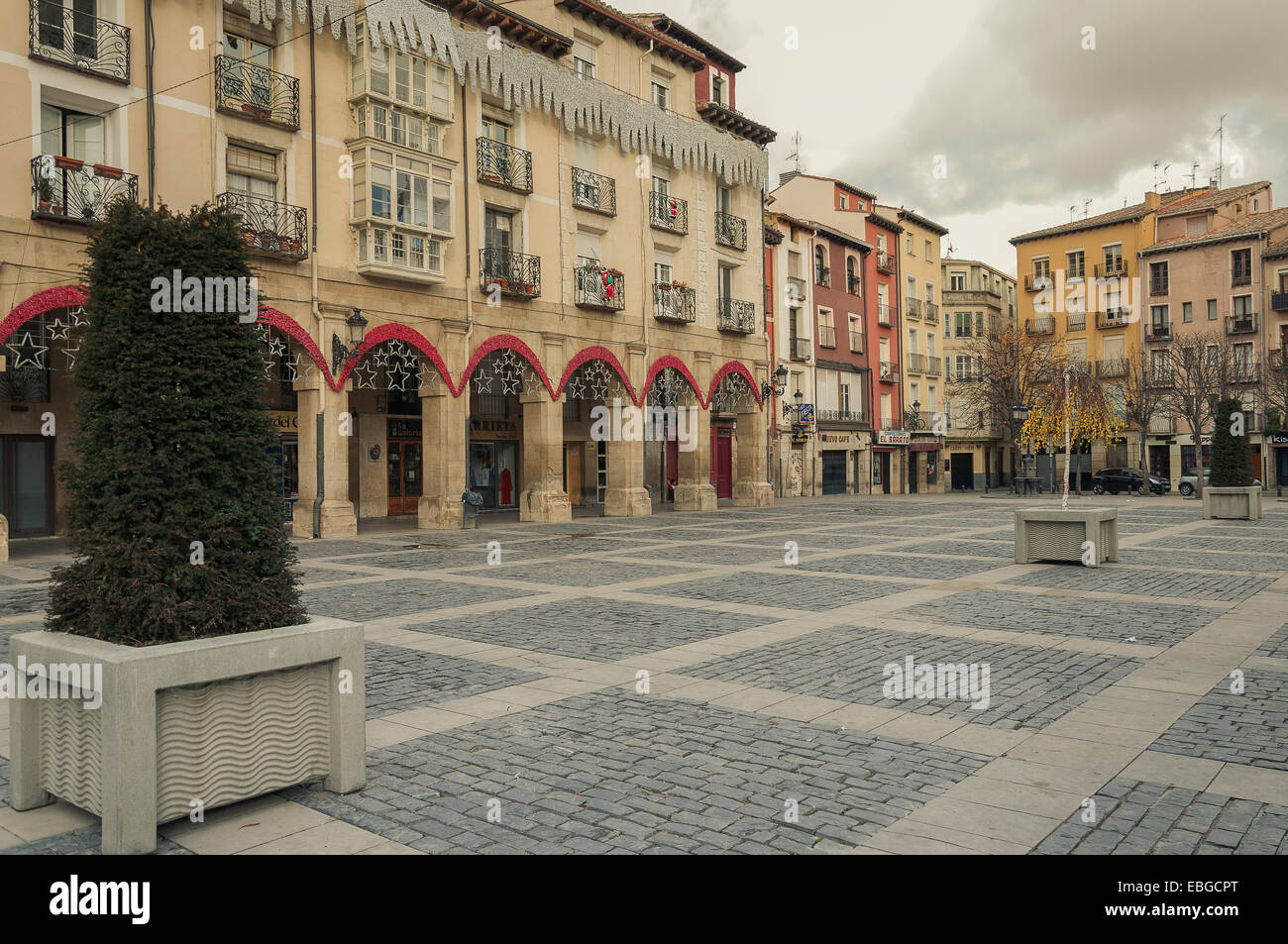 Portales Street est une rue de la vieille ville de Logroño, La Rioja, Espagne, Europe, Banque D'Images