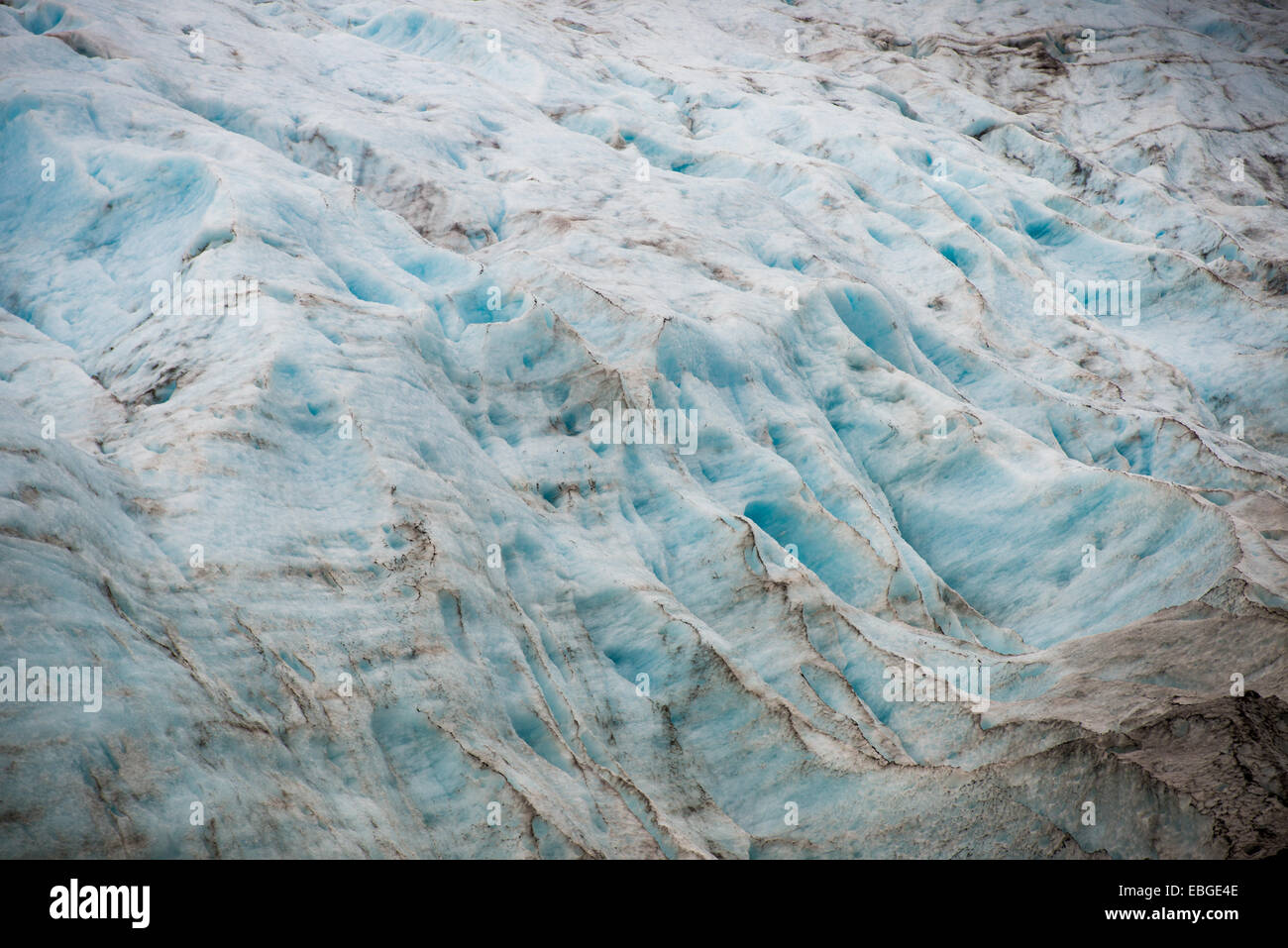 Près de Seward Alaska Glacier Exit Banque D'Images