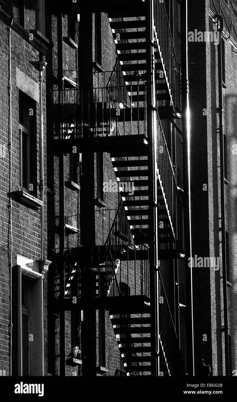 Escalier extérieur Banque D'Images