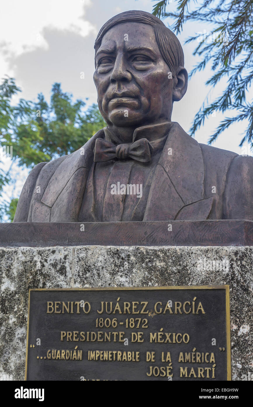 Benito Juarez, Président du Mexique Banque D'Images