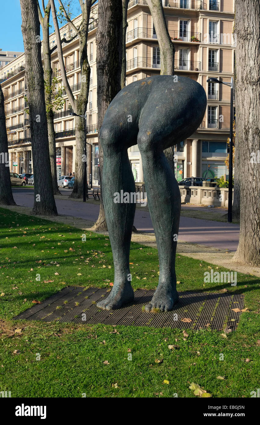 La sculpture moderne, le havre, Normandie, France Banque D'Images