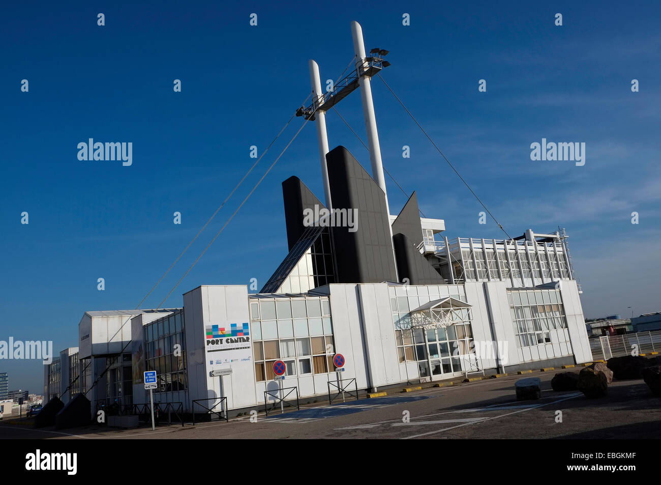 Le centre du port, le havre, Normandie, France Banque D'Images