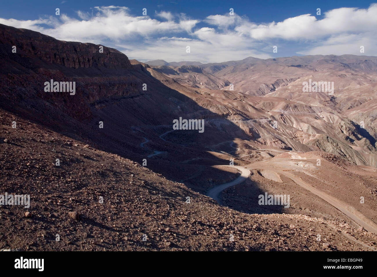 Paysage Canyon au Chili, Chili Banque D'Images