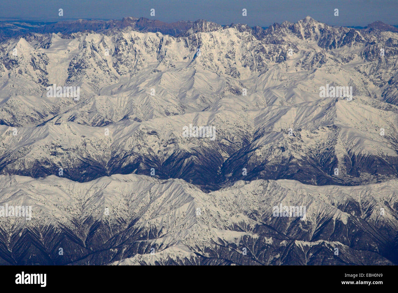 Montagnes du Caucase, la Géorgie Banque D'Images