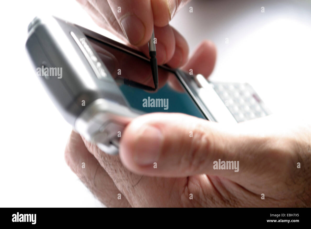 Organiseur PDA, téléphones cellulaires, Banque D'Images