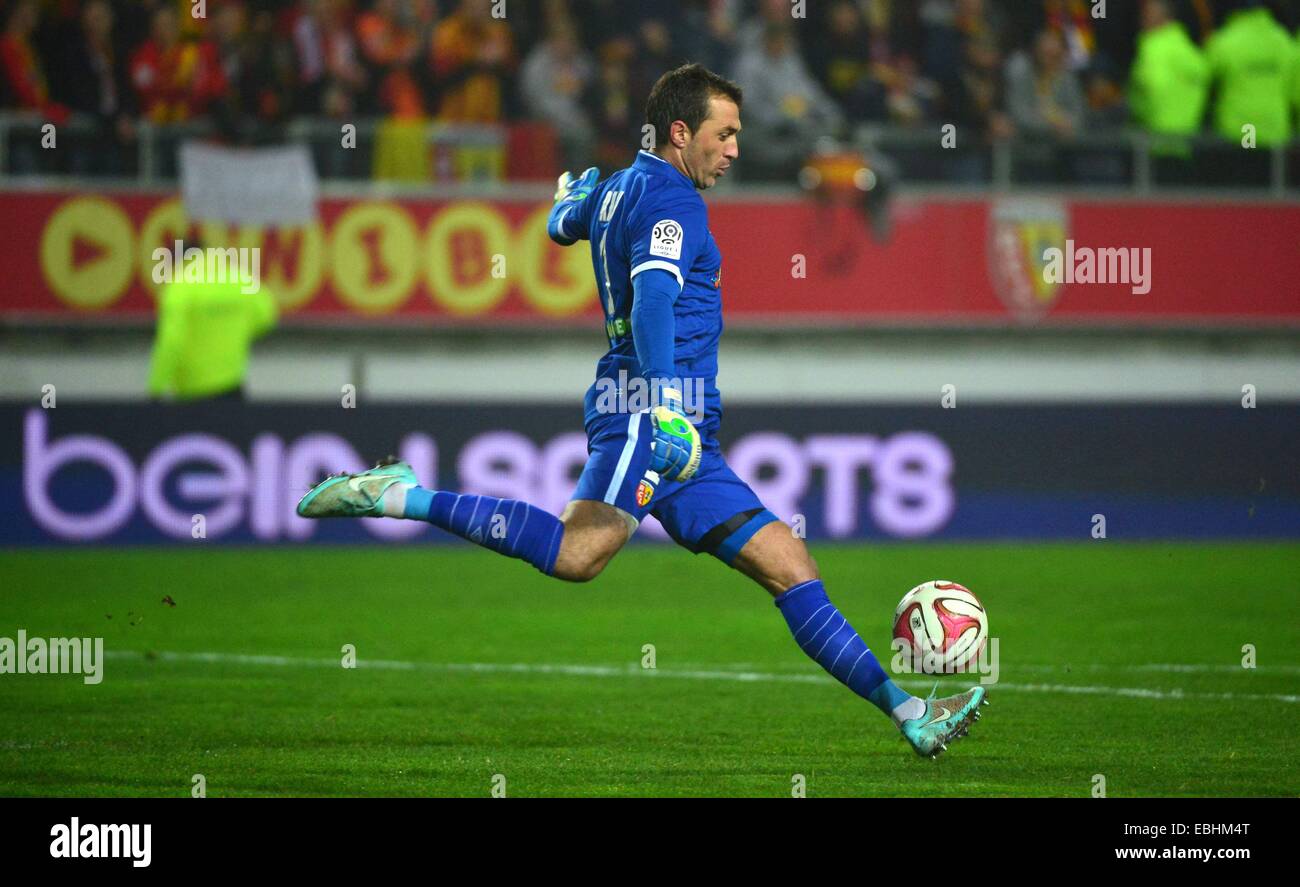 Rudy RIOU - 29.11.2014 - Lens/Metz - 15eme journée de Ligue 1 - Amiens Photo : Dave Winter/Icon Sport Banque D'Images