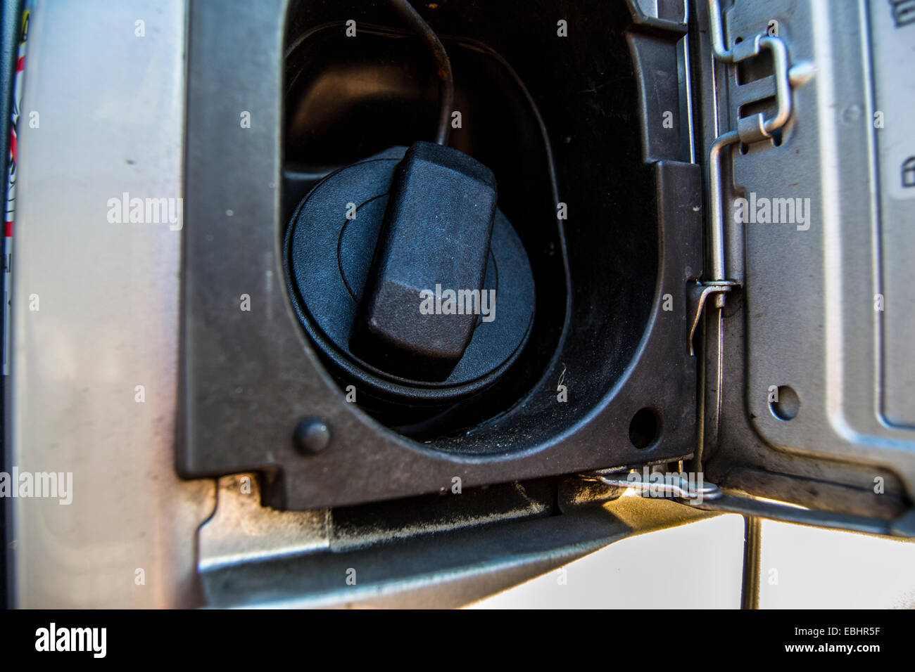 Bouchon de réservoir fermé Banque D'Images