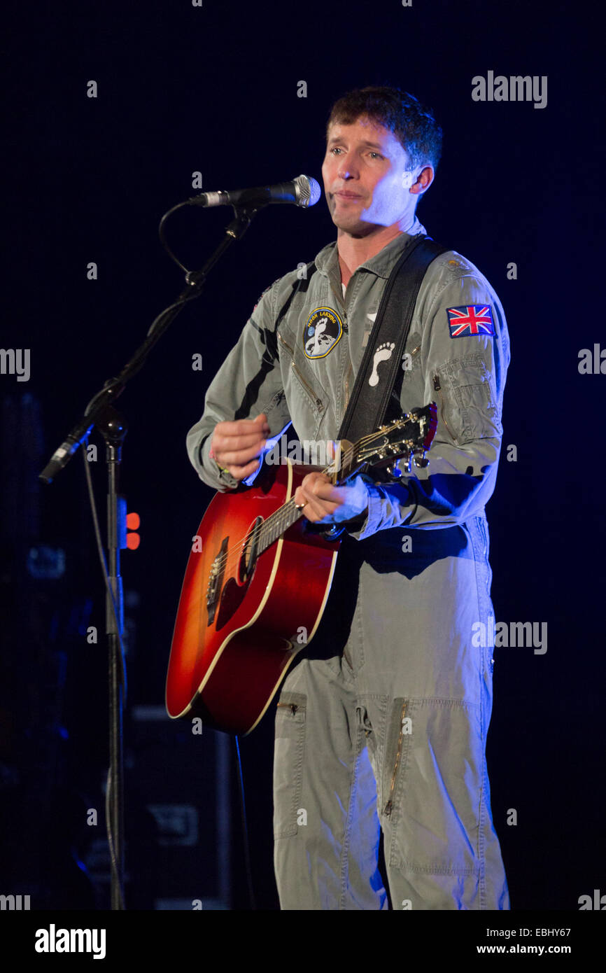 Londres, Royaume-Uni, 1 décembre 2014. James Blunt Concert au Hammersmith Eventim. Crédit : Robert Stainforth/Alamy Live News Banque D'Images