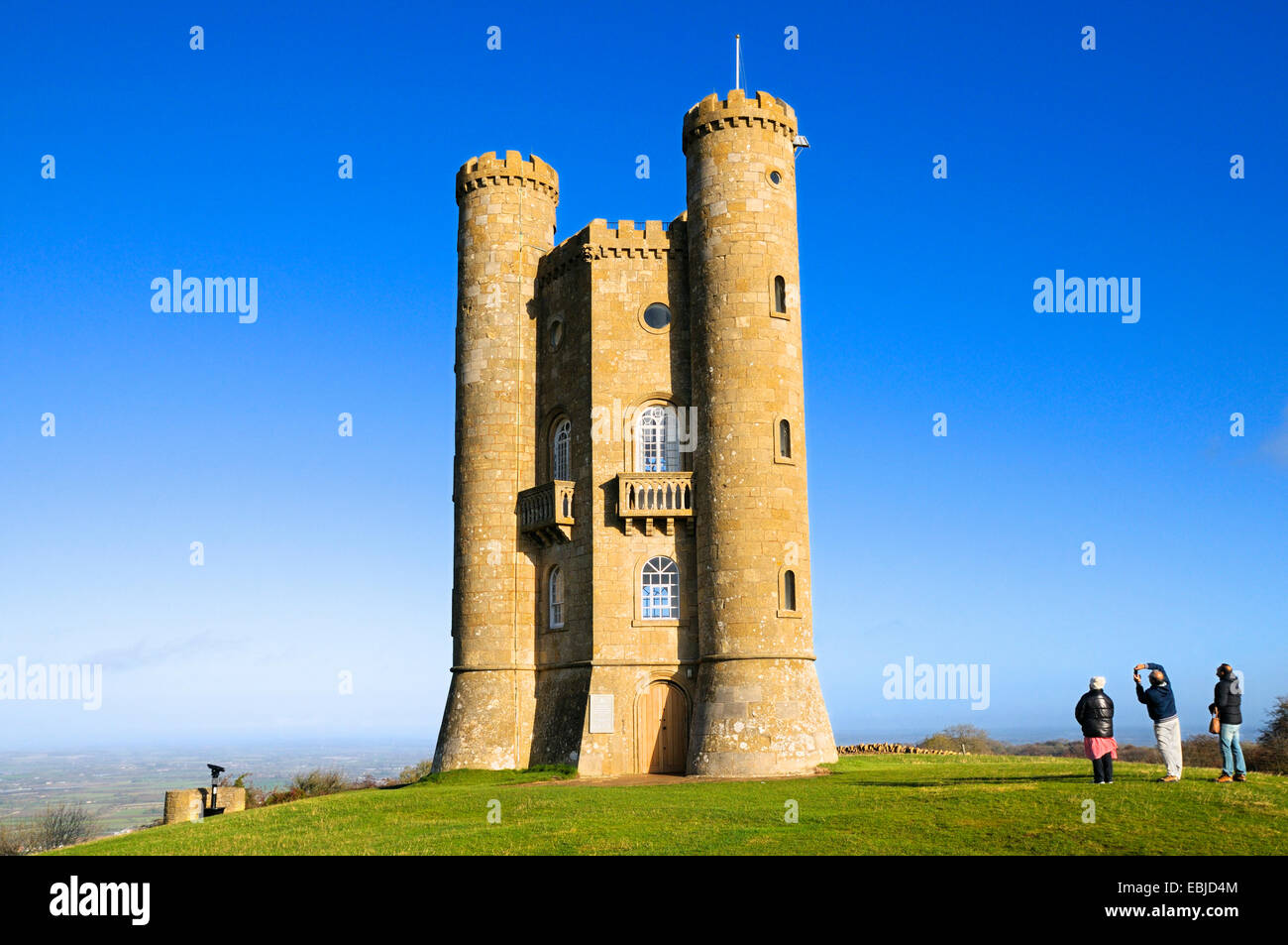Broadway Tower, Cotswolds, Worcestershire, Angleterre, RU Banque D'Images