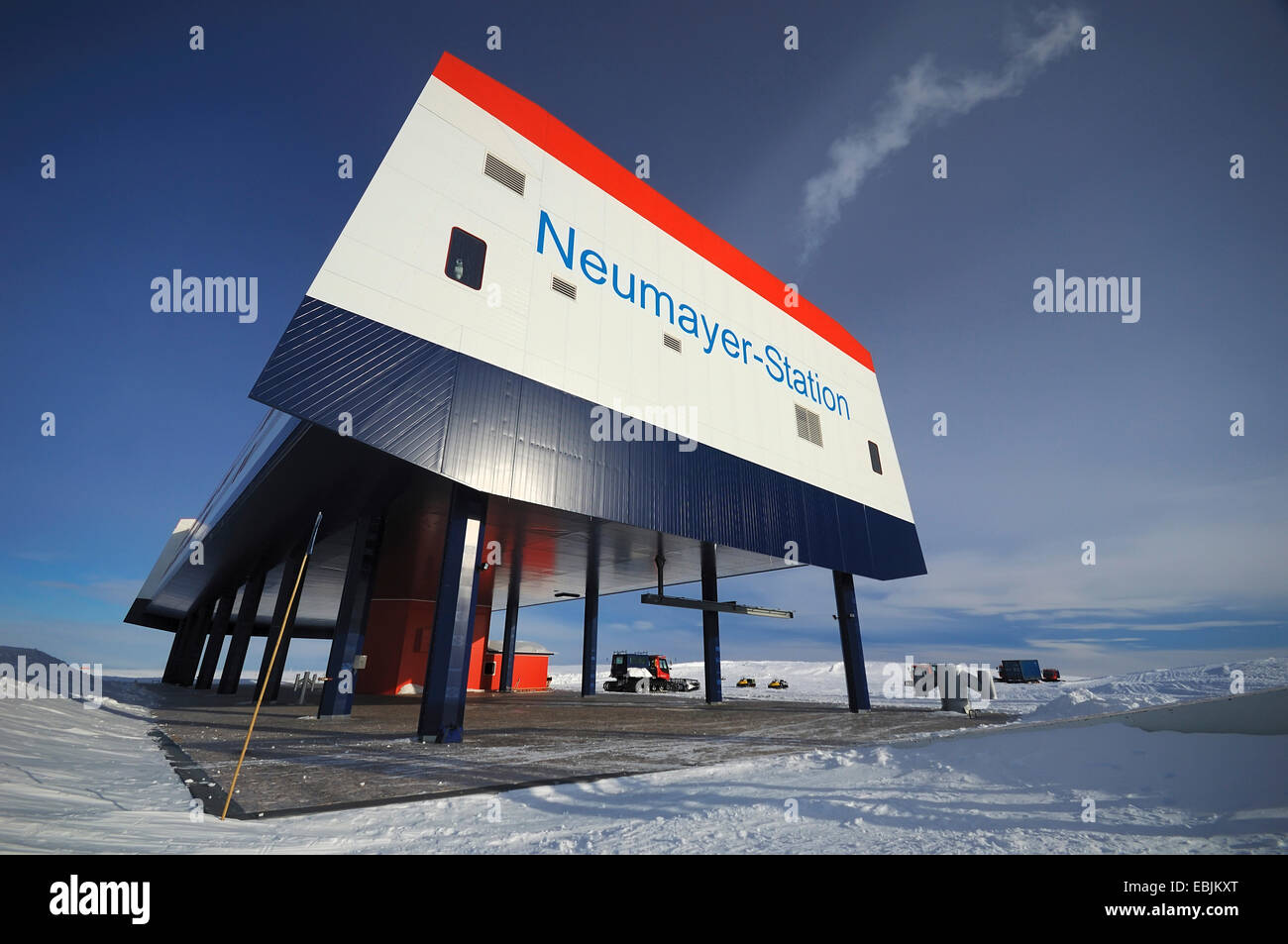 La station de recherche antarctique allemande Neumayer, l'Antarctique 3 Banque D'Images