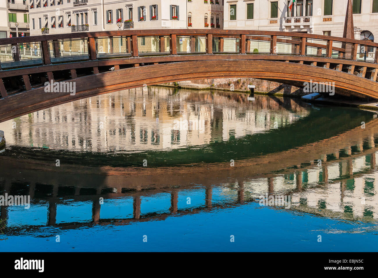 Trévise / Ponte delle Università Banque D'Images