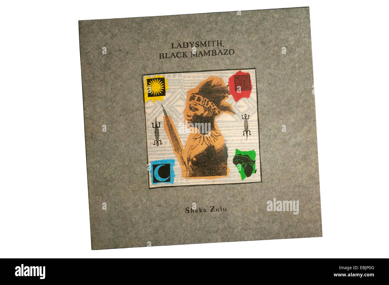 Shaka Zulu est un album de 1987 en Afrique du Sud par un groupe a cappella Ladysmith Black Mambazo. Banque D'Images