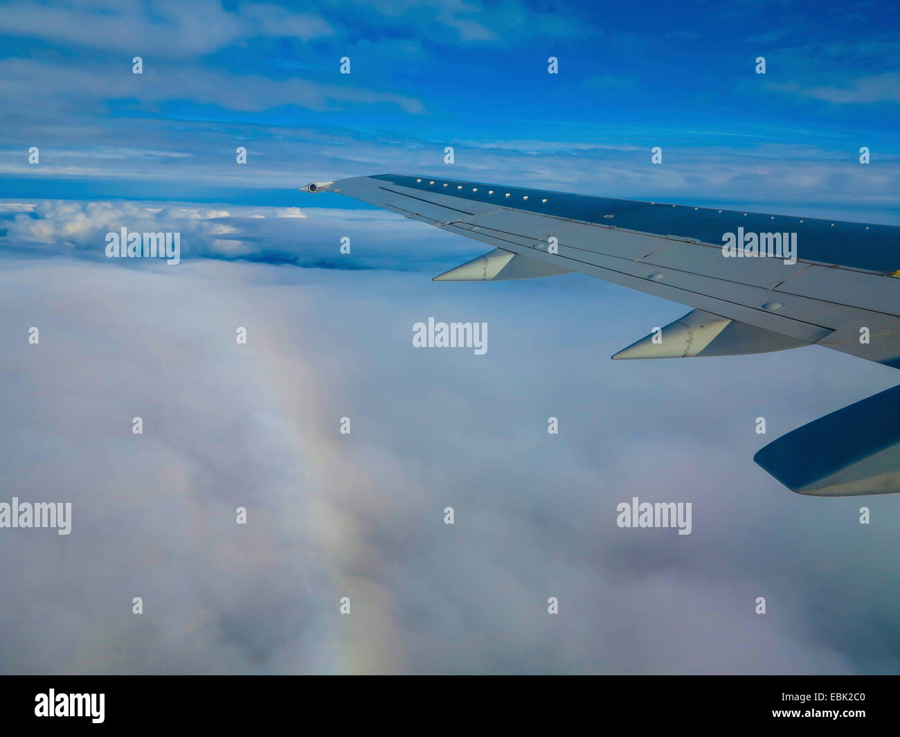 Vue aérienne de l'air à l'aluminium et halo, Suède Banque D'Images