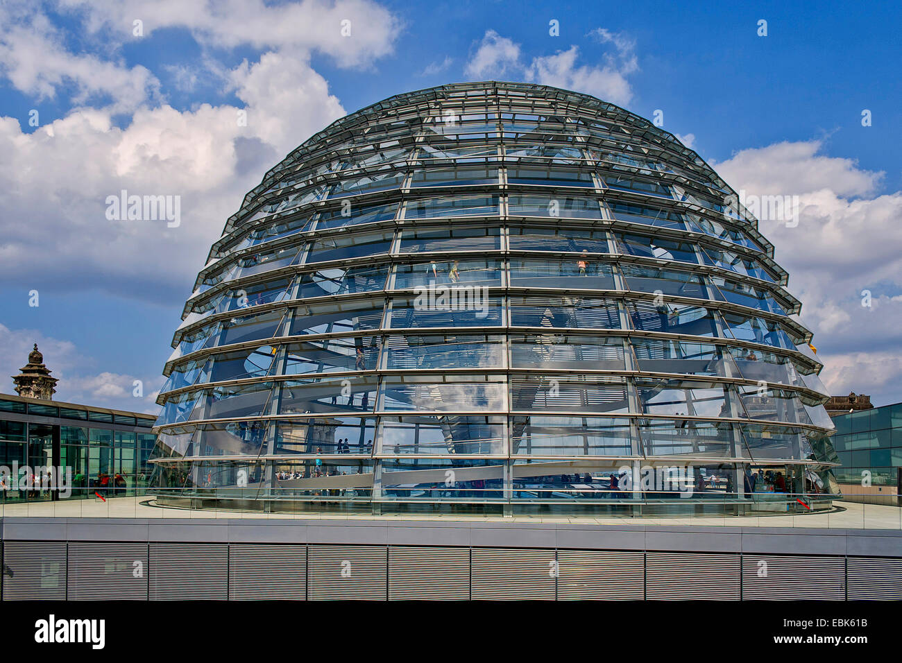 Dôme en verre de Reichstag allemand, l'Allemagne, Berlin Banque D'Images