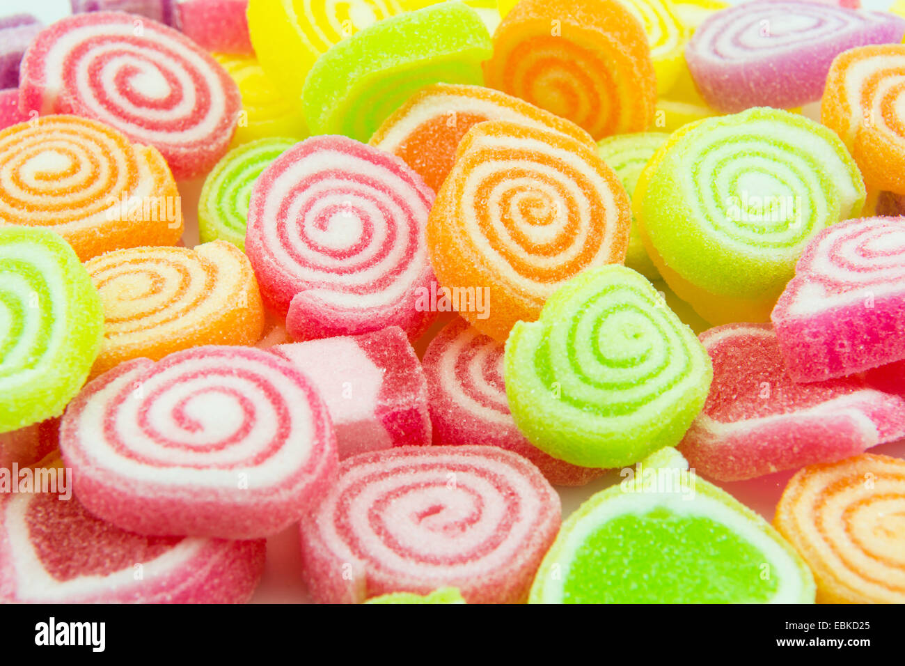 Bonbons colorés Banque D'Images