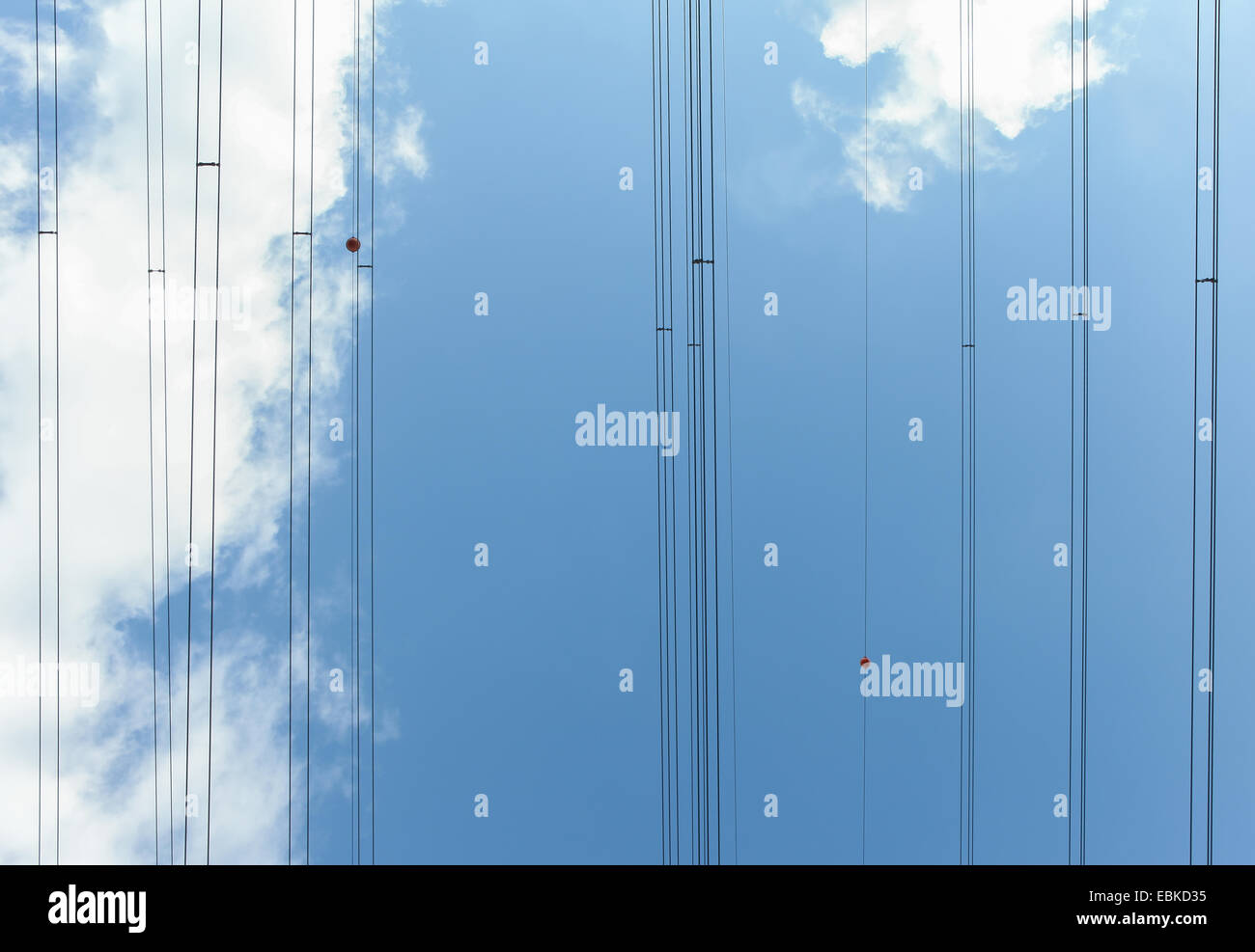 Lignes à haute tension Banque D'Images