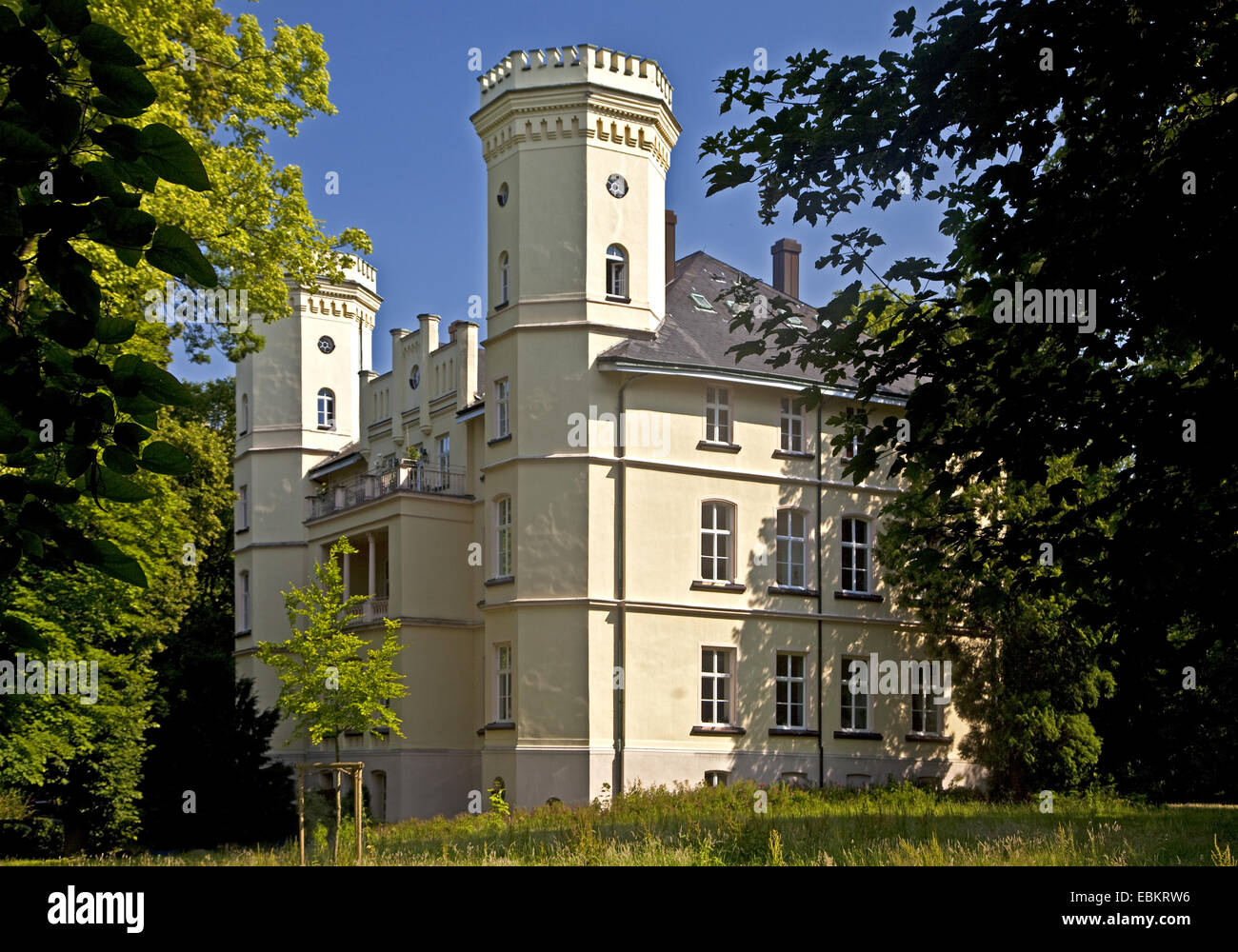 Château Schwansbell, Allemagne, Rhénanie du Nord-Westphalie, Luenen Banque D'Images