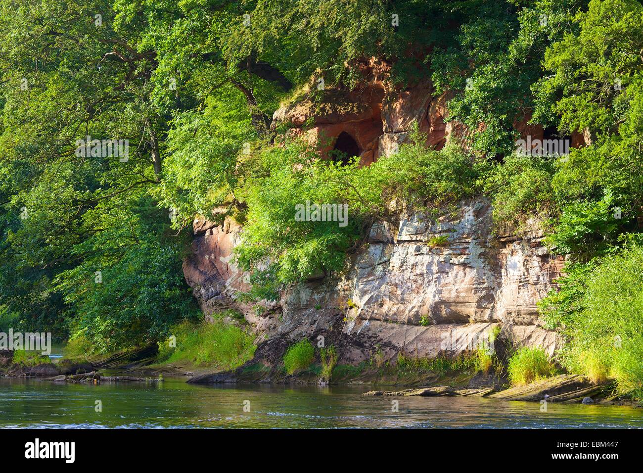 Lacy's Caves. Lacy Eden, Eden Valley, Cumbria, England, UK. Banque D'Images