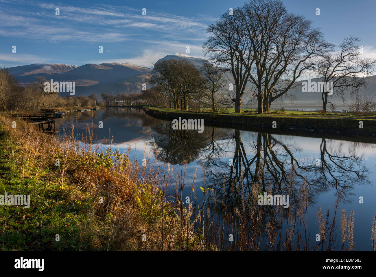 Caledonian Canal, Corpach, Fort William, Scotland, United Kingdom Banque D'Images