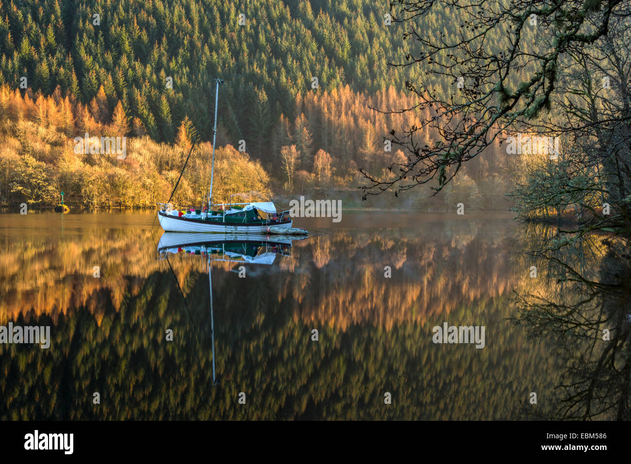 Le Loch Oich, Invergarry, Inverness Shire, Ecosse, Royaume-Uni Banque D'Images