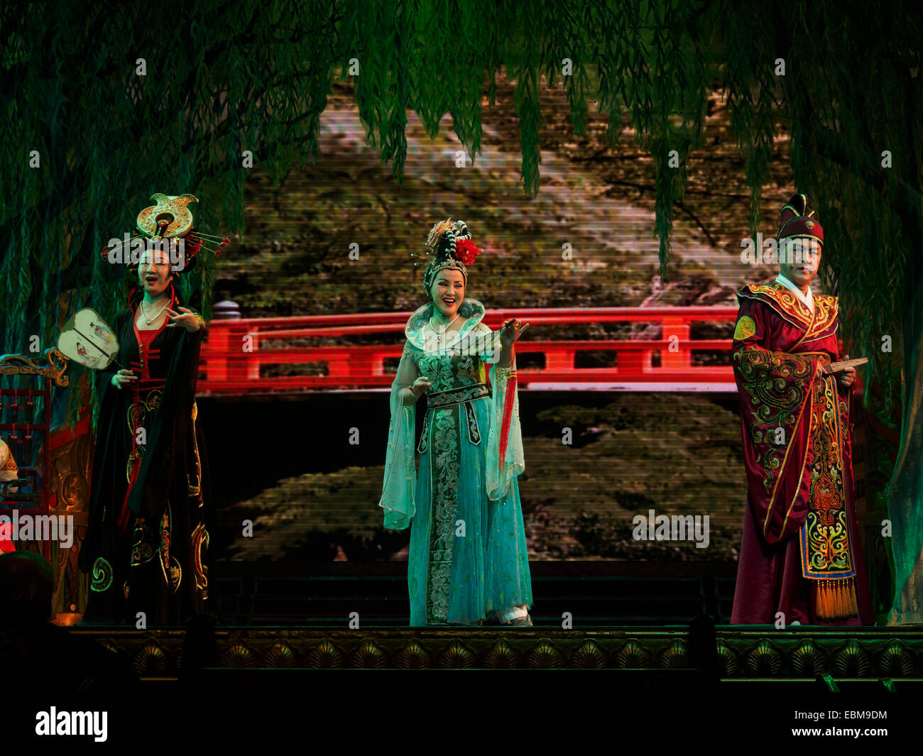 L'opéra chinois traditionnel de la dynastie des Tang Banque D'Images
