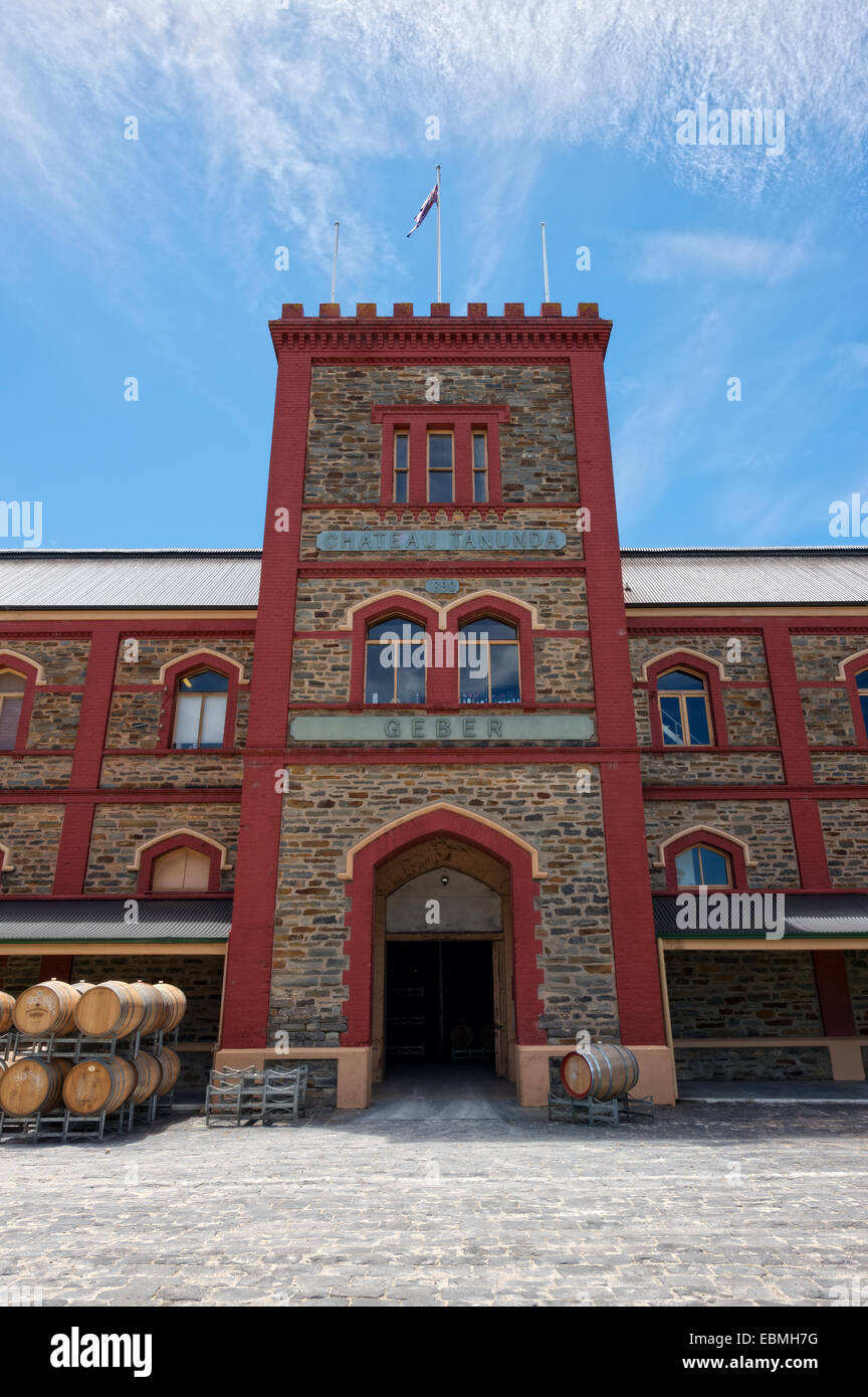 Chateau Tanunda winery dans la Barossa Valley région vinicole d'Australie du Sud Banque D'Images