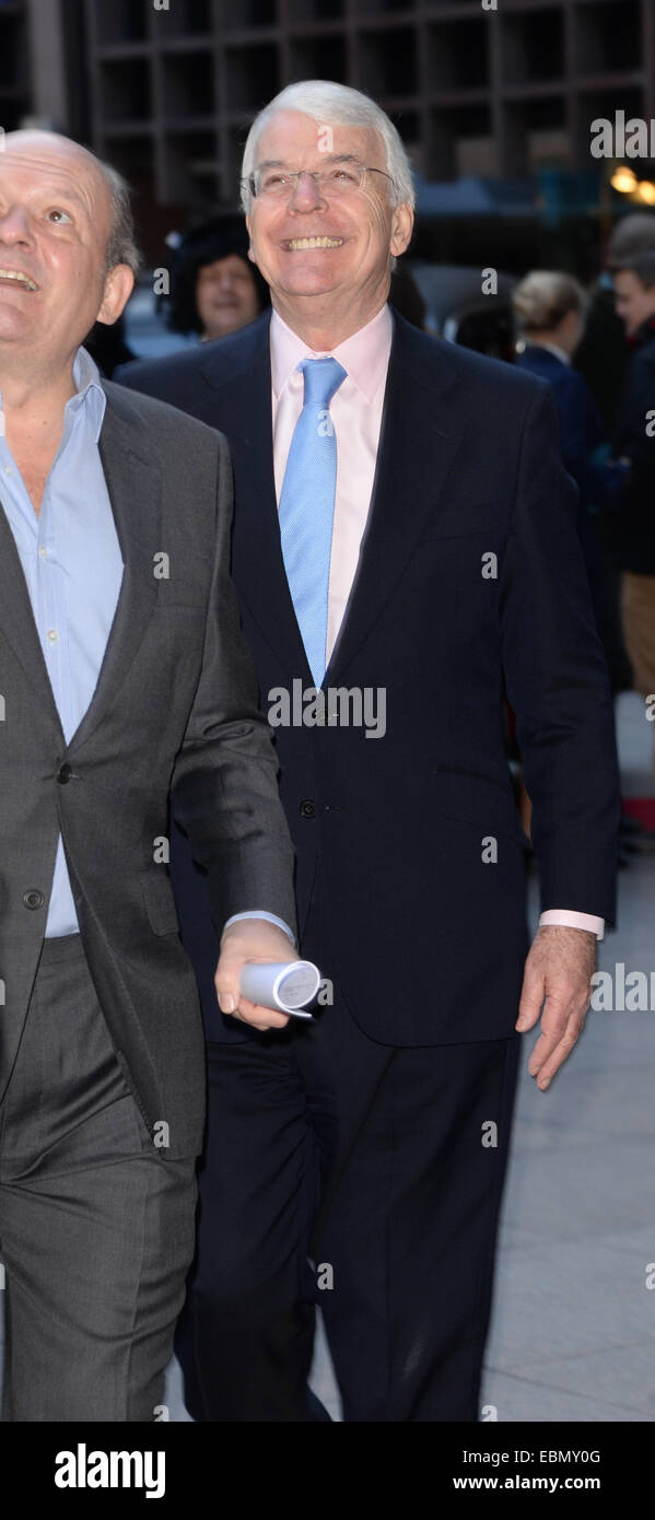 Londres, Royaume-Uni. 3 Décembre, 2014. John Major assister à l'assemblée annuelle de la journée caritative à l'ICAP 2 Broadgate à Londres. Credit : Voir Li/Alamy Live News Banque D'Images