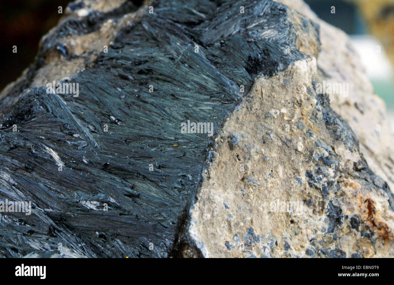 Pyrolusite, Allemagne, Thuringe Banque D'Images