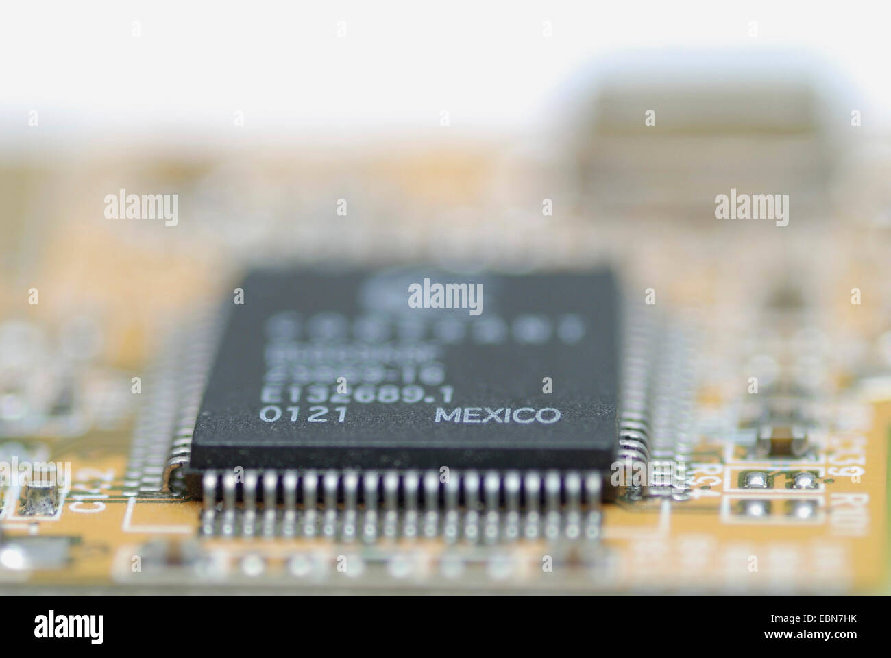 Carte de circuit imprimé de l'ordinateur Banque D'Images