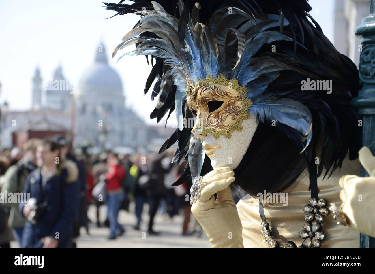 Masque de carnaval, Venise Banque D'Images