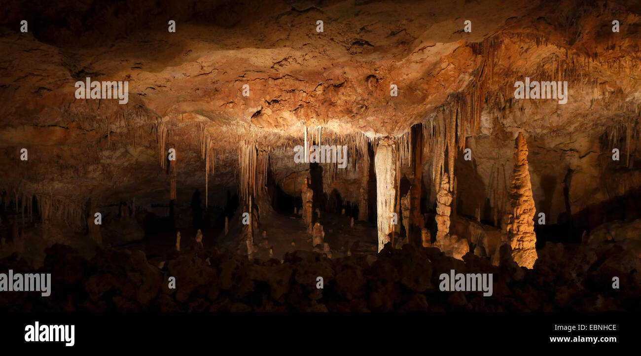 Grottes del Drach, grotte de dragon, Espagne, Baléares, Majorque, Porto Christo Banque D'Images