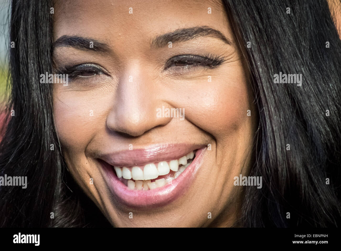 Londres, Royaume-Uni. 29Th sep 2014. Sarah-Jane Crawford assiste à la 22e Journée de bienfaisance de l'ICAP Crédit : Guy Josse/Alamy Live News Banque D'Images